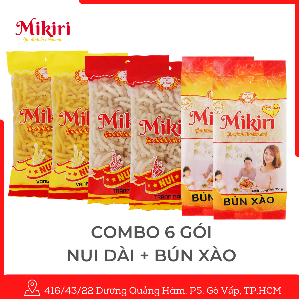 Combo 6 nui - bún xào