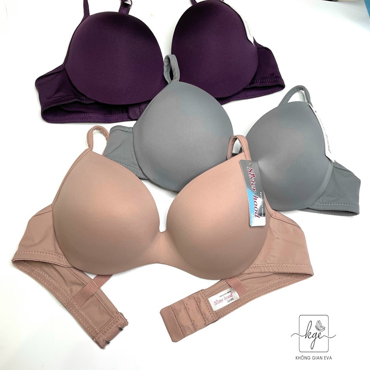 Áo lót nữ Sister Hood 8056 – Mút mỏng trơn, có gọng nâng ngực (34, 36, 38)