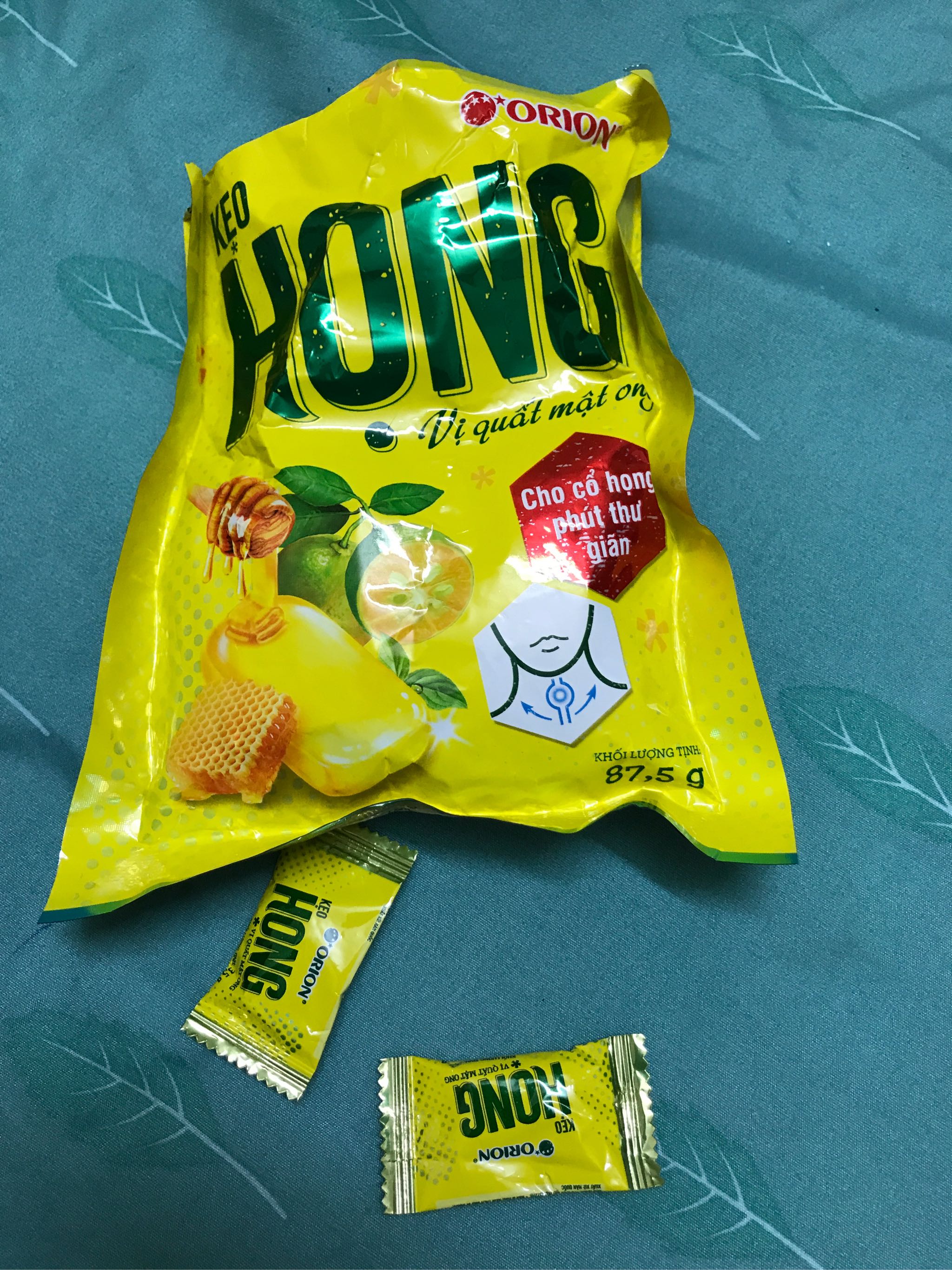 Kẹo Họng Vị Quất Mật ong Orion
