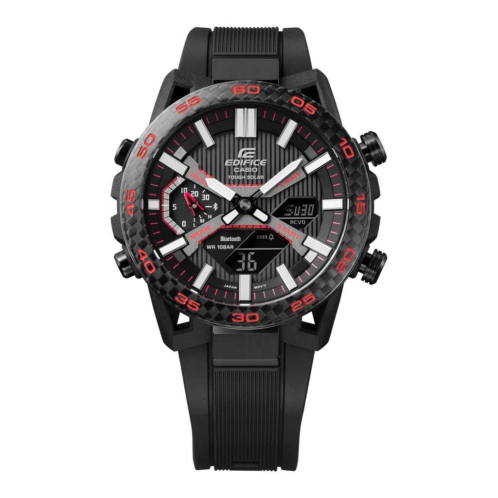Đồng hồ Casio Nam Edifice Dây Nhựa ECB-2000PB-1ADF