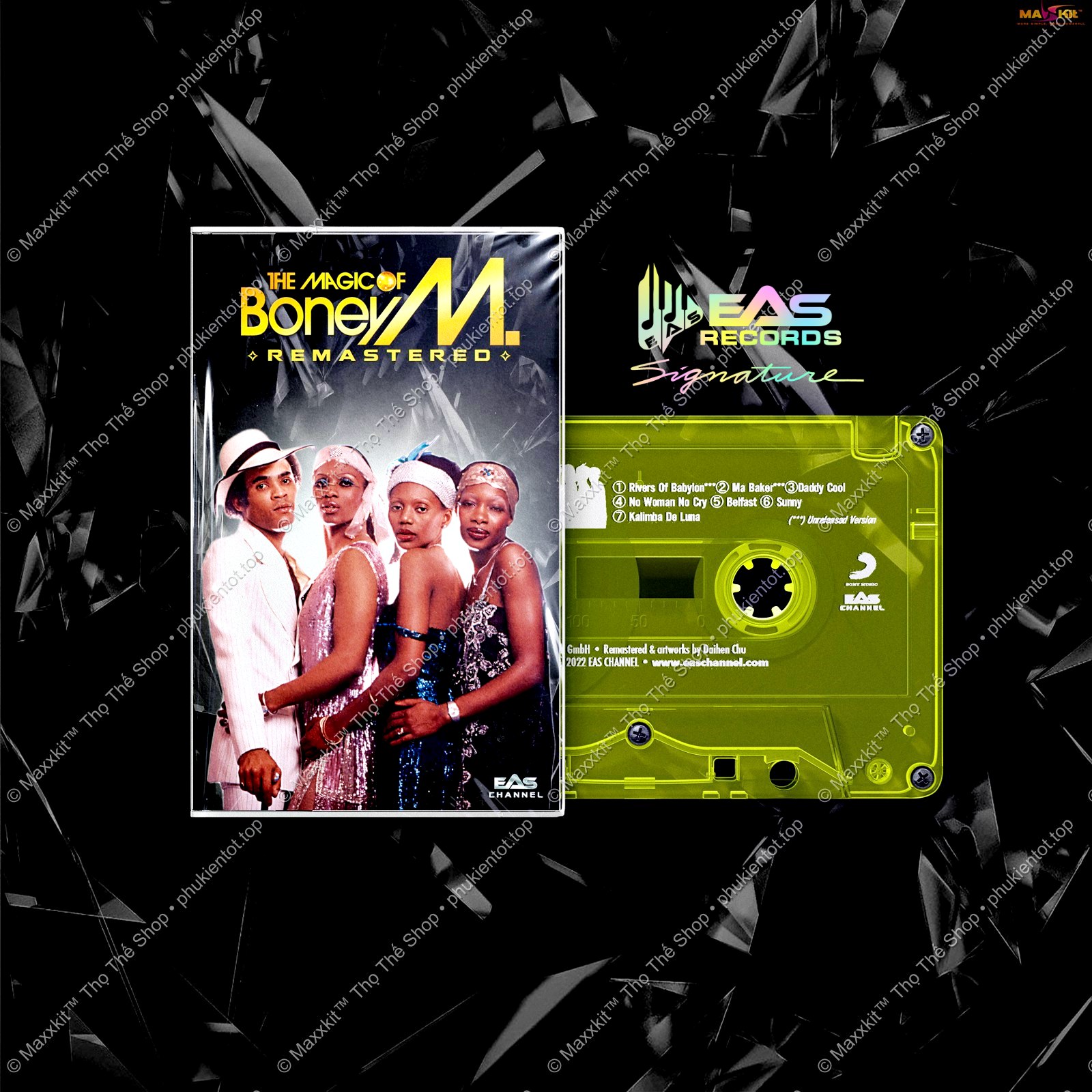 Băng cassette boney m - best hits & rarities 2023 - eas records