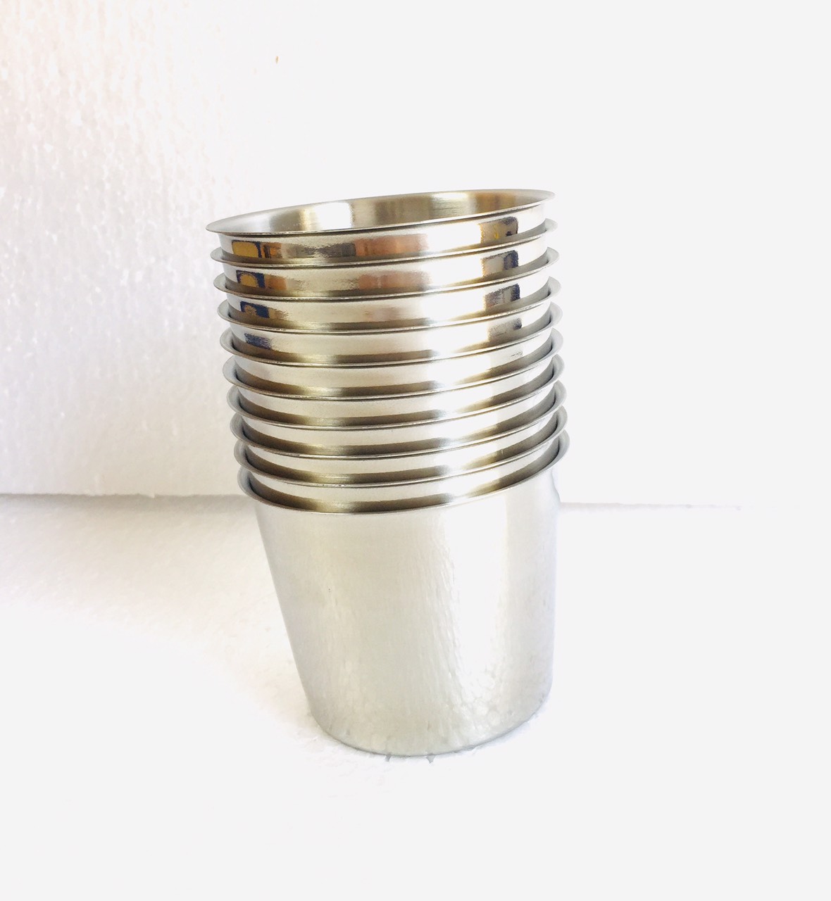 Bộ 10 ly làm đá inox Rainy từ 7cm đến 10cm-mclv