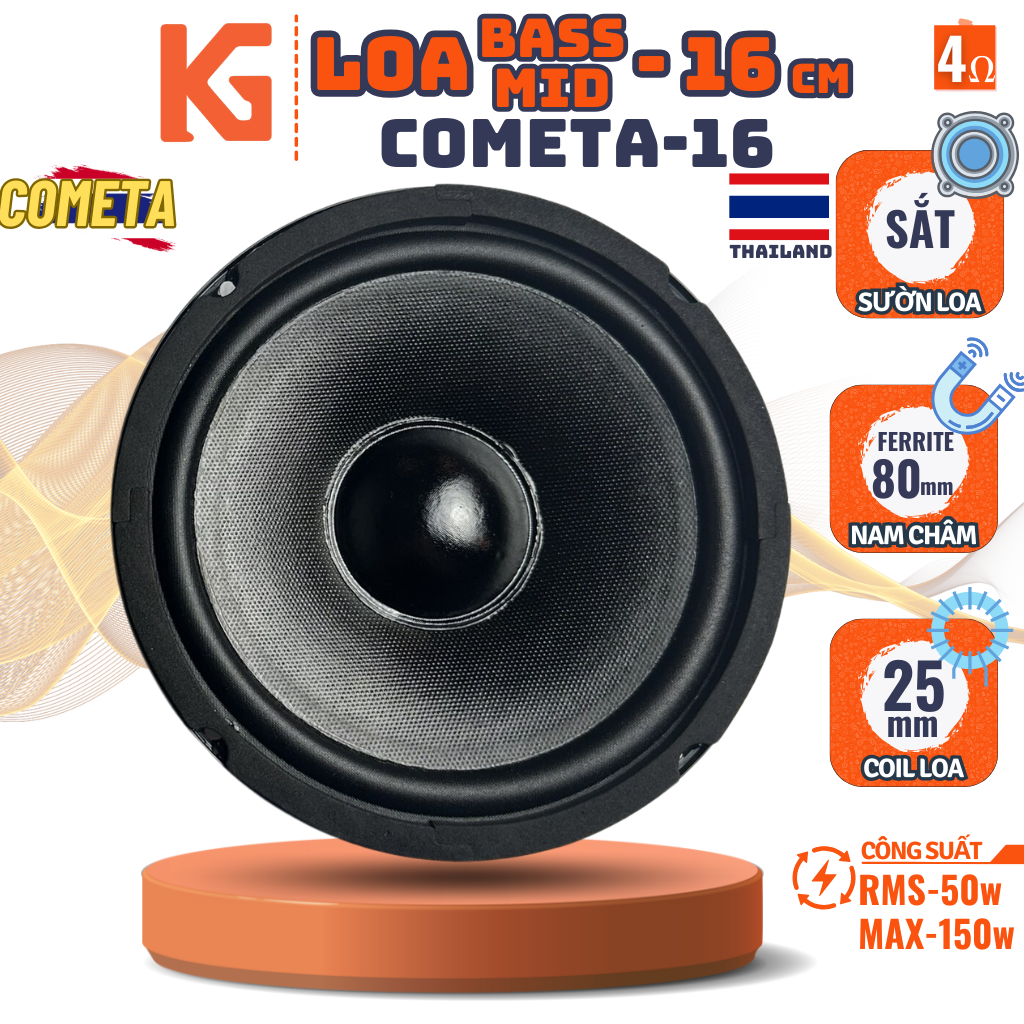 Loa Bass - Mid 16cm Cometa CT-6519 - ThaiLand