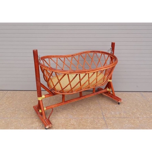 Nôi mây chõng mây cho bé từ 0 đến 12 tháng tuổi