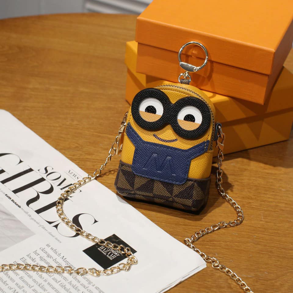 Túi đeo chéo minion giỏ xách nữ mini cute dễ thương