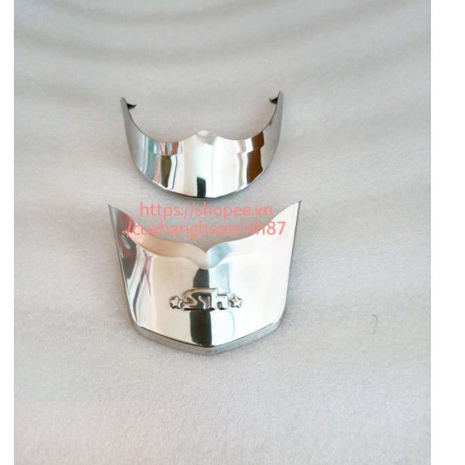 Ốp dè trước sau sh mode 2020 - 2023 inox