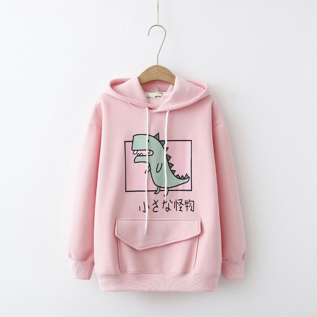 Áo Hoodie Hình Khủng Long Cute