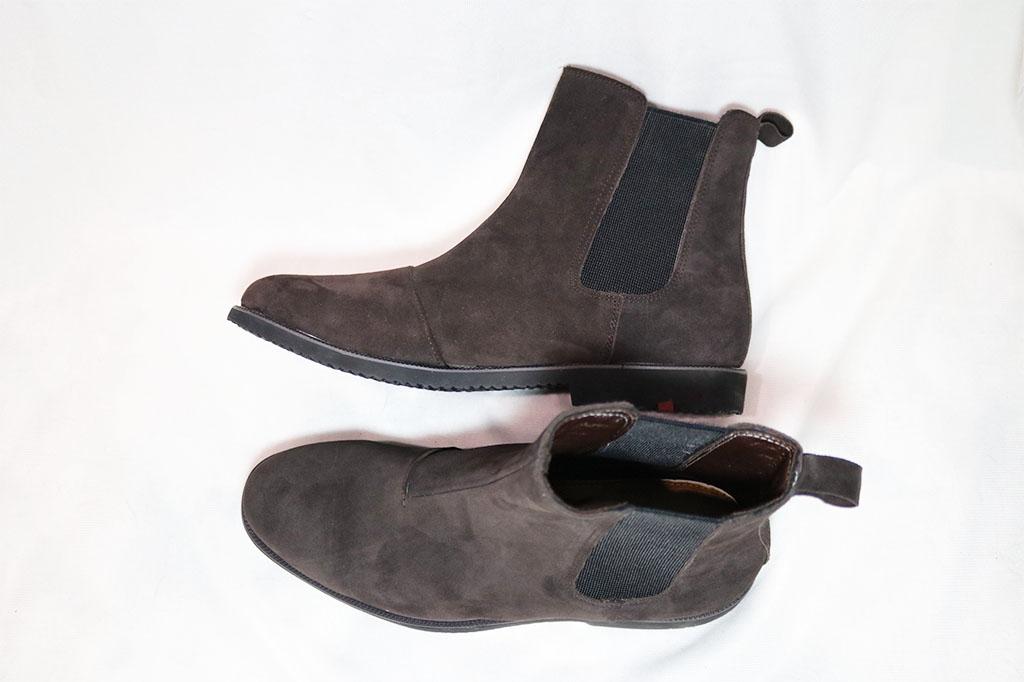 Chelsea Boot da lộn bò AQEEN B10