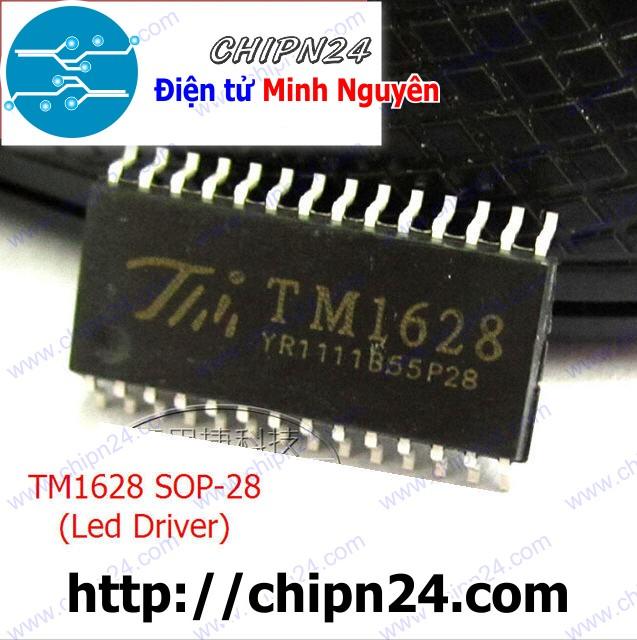 [2 con] (SOP) IC Dán TM1628A SOP-28 (SMD) (TM1628 SM1628 HT1628 1628 Led Driver)