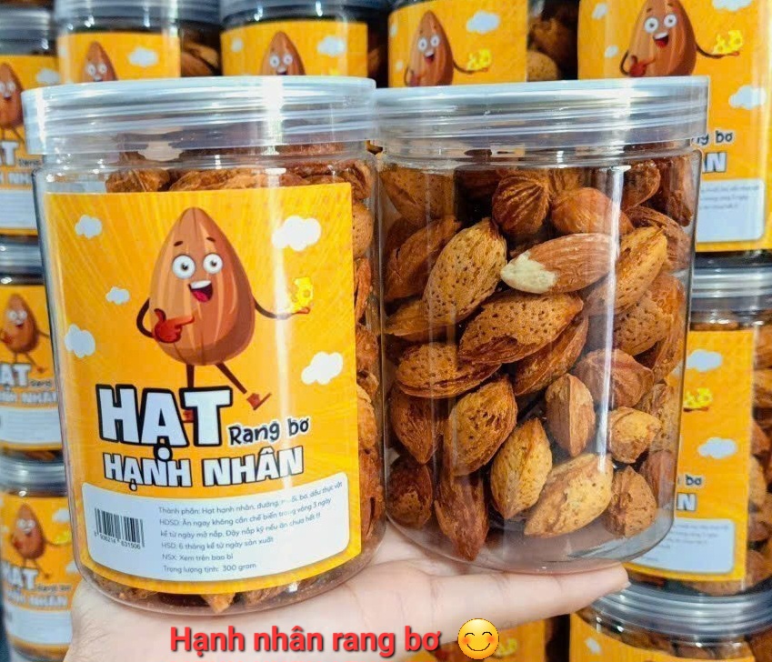 Hạnh nhân rang bơ loại 1 Đặc sản 5S