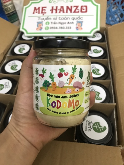 [6M+]Bột Nêm Dinh Dưỡng Kodomo Cho Bé Ăn Dặm