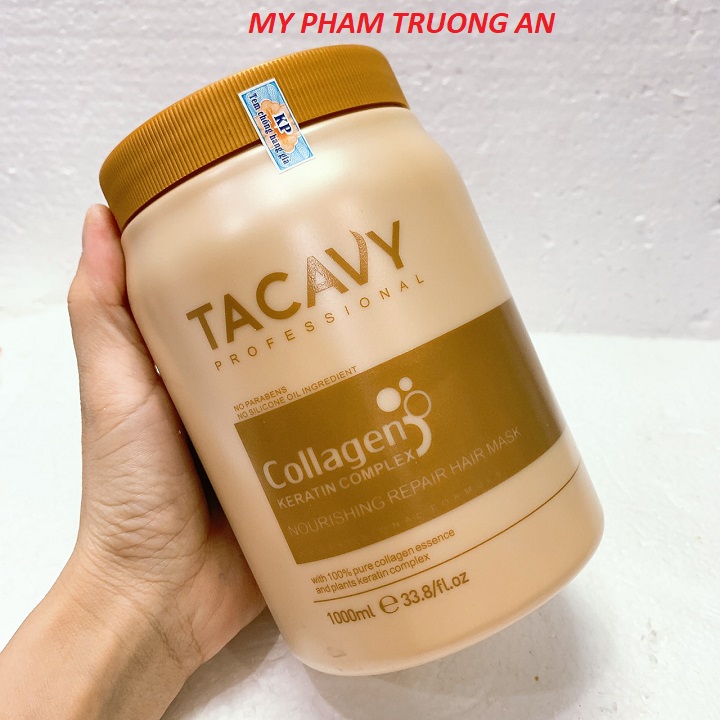 Kem ủ Tóc Phủ Lụa Tacavy Collagen 1000ML