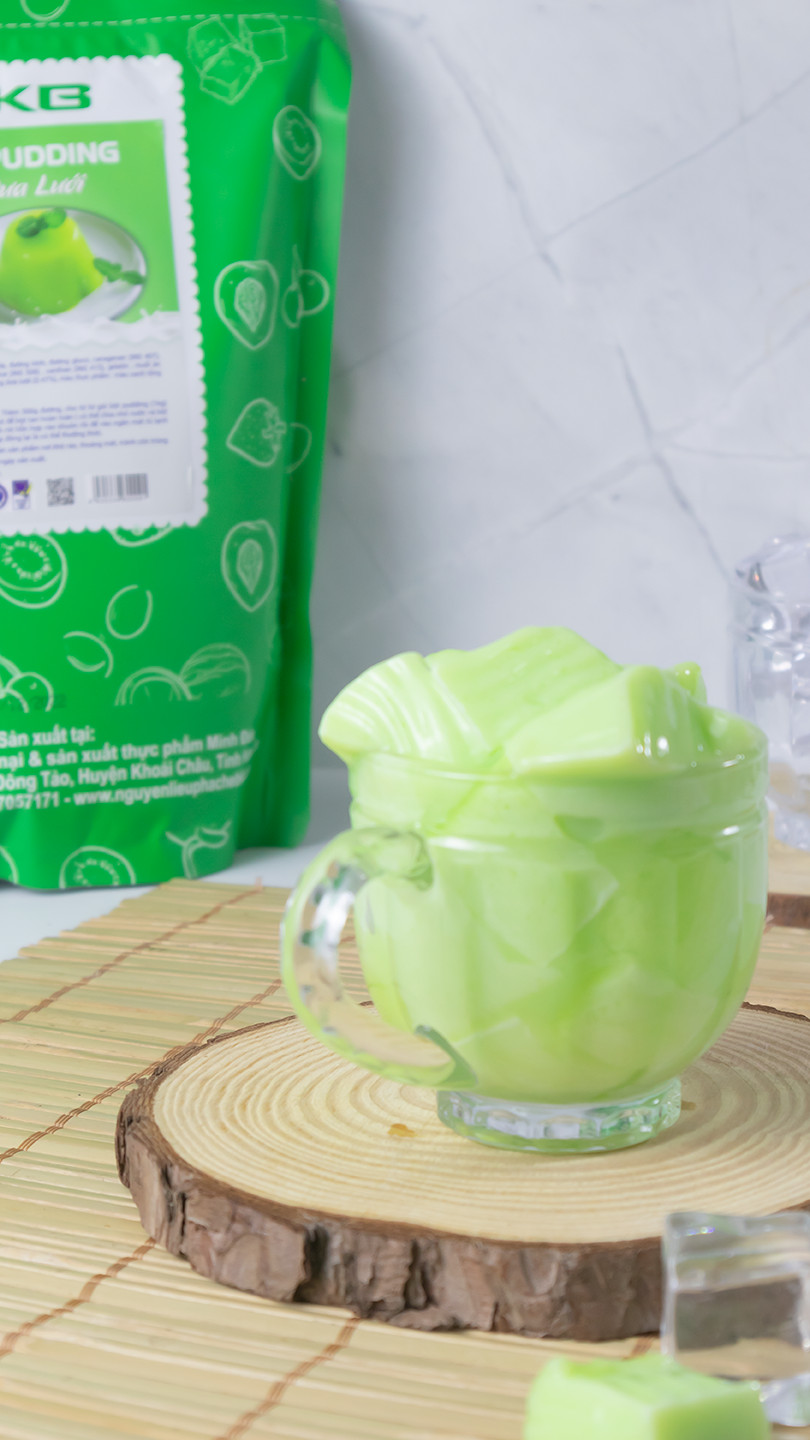 Bột Pudding BKB đủ vị  túi 1kg nấu pudding mềm mịn, thơm ngon