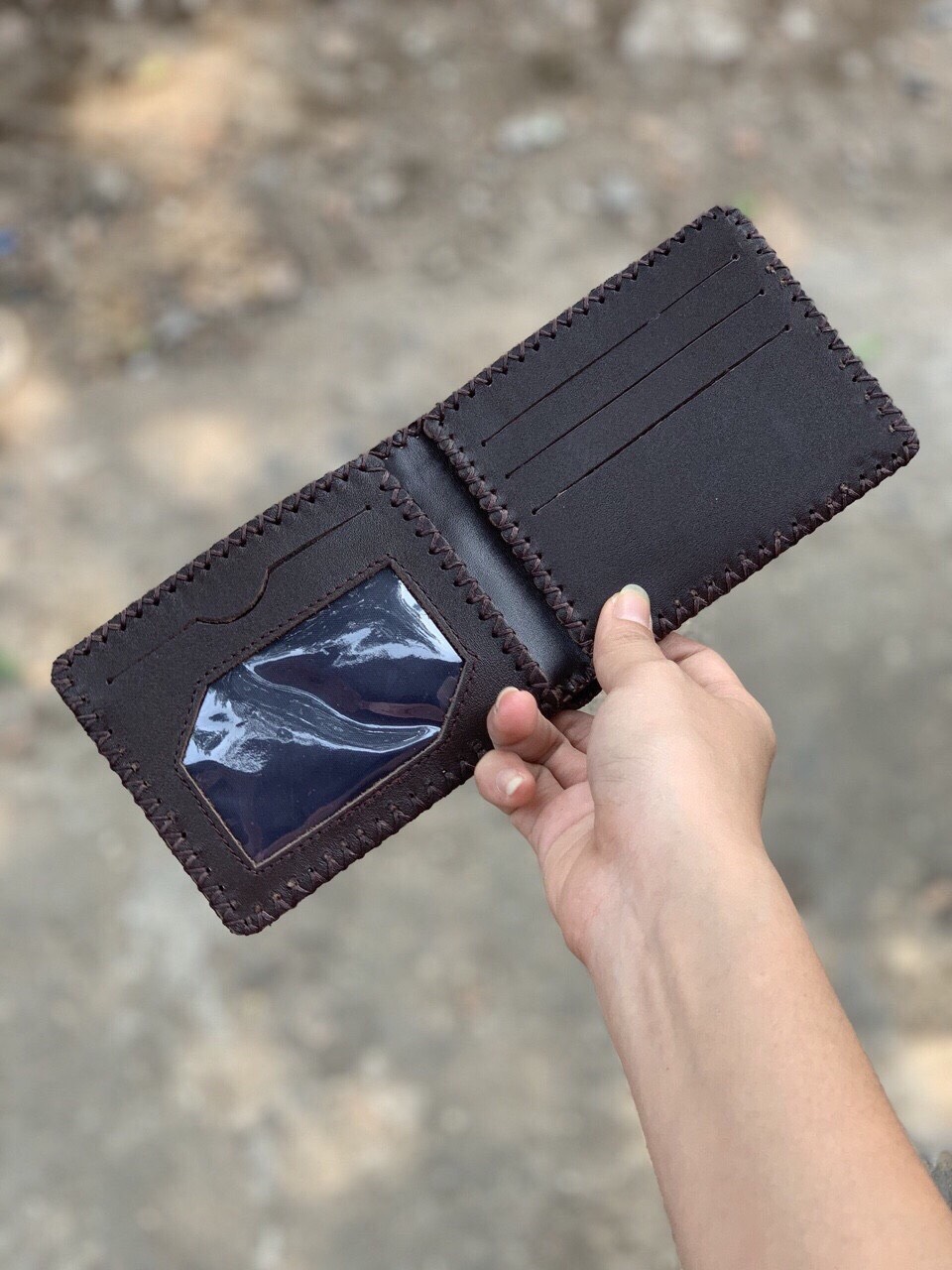 Bóp Ví Nam Thời Trang  Bằng Da Cao Cấp, 100% Da Bò