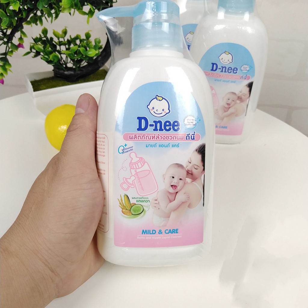 Nước Rửa Bình Sữa D-NEE Dung Dịch Rửa Bình Sữa Dnee 500ml -Chính hãng