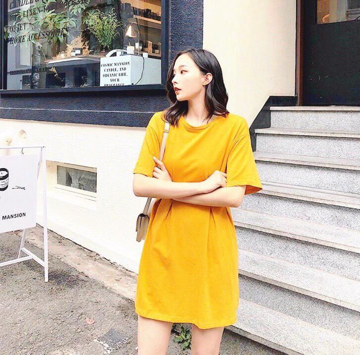 Váy Xoè Hở Lưng Chất Cotton Mềm Mịn