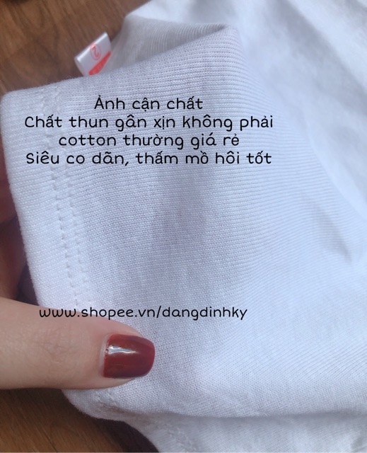 ÁO BA LỖ THUN GÂN 100% COTTON CHO BÉ