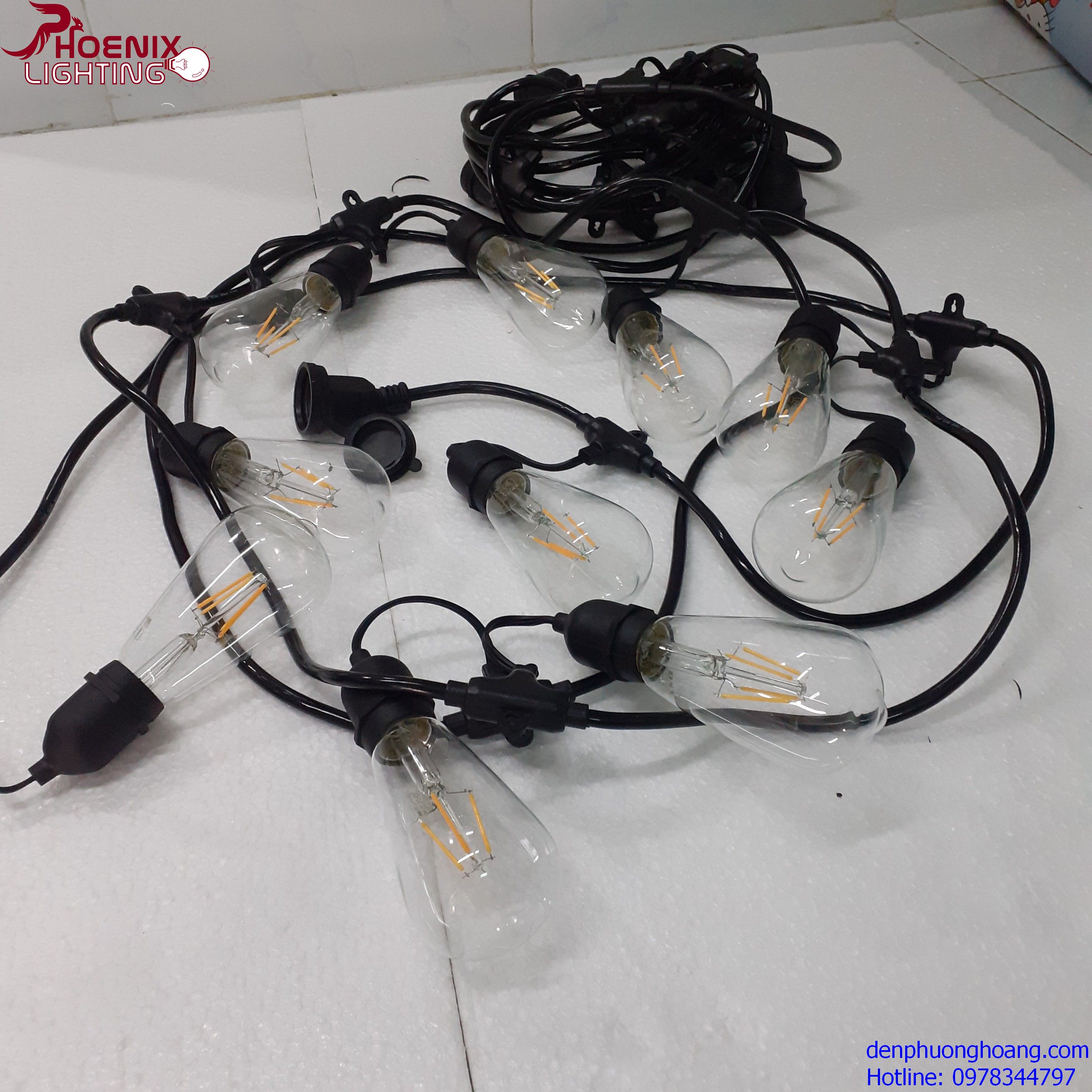 Bóng Đèn LED Edison ST64, Combo 10 Bóng Đèn Edison Công Suất 4W
