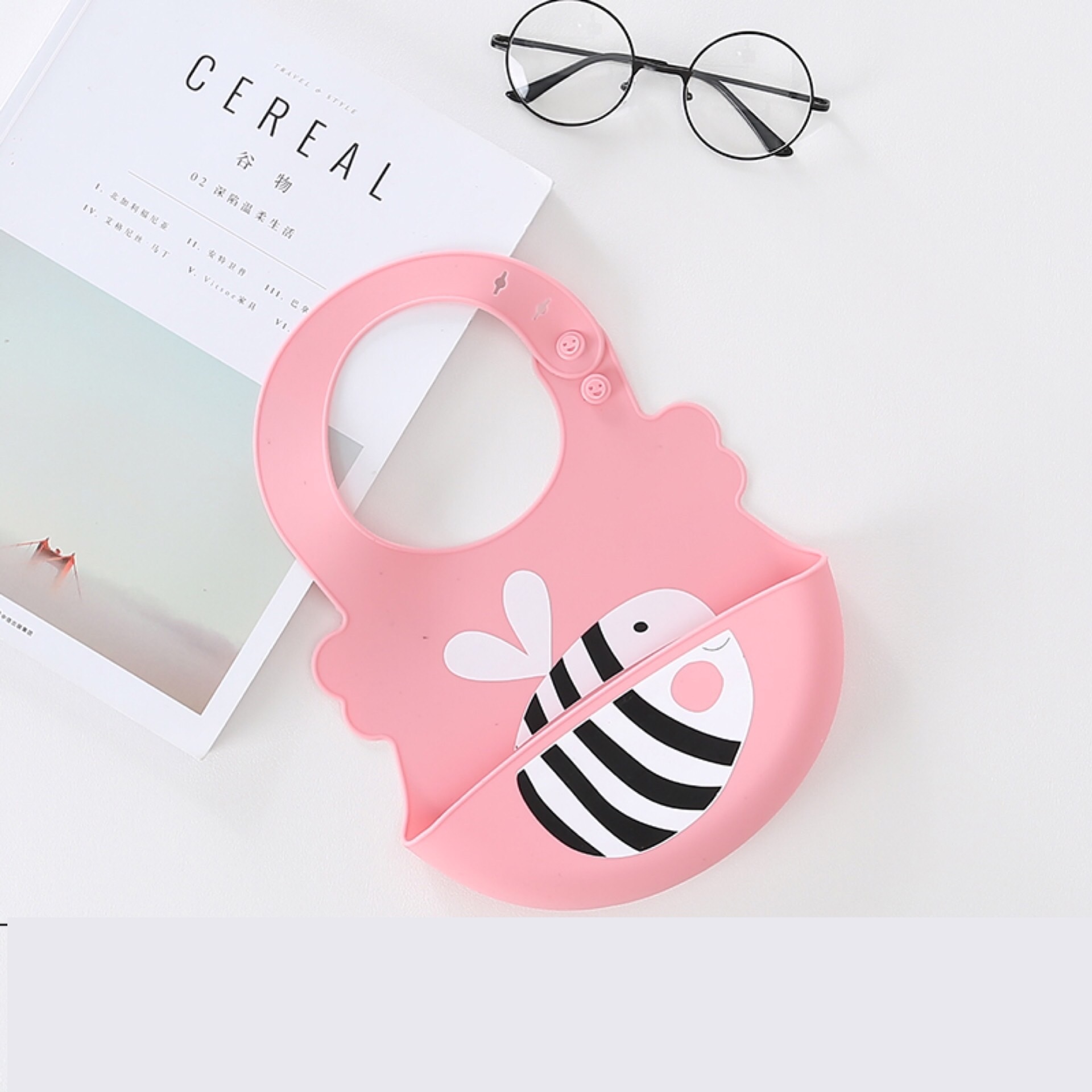 Yếm Ăn Dặm Silicon Cao Cấp Mềm Min Cho Bé