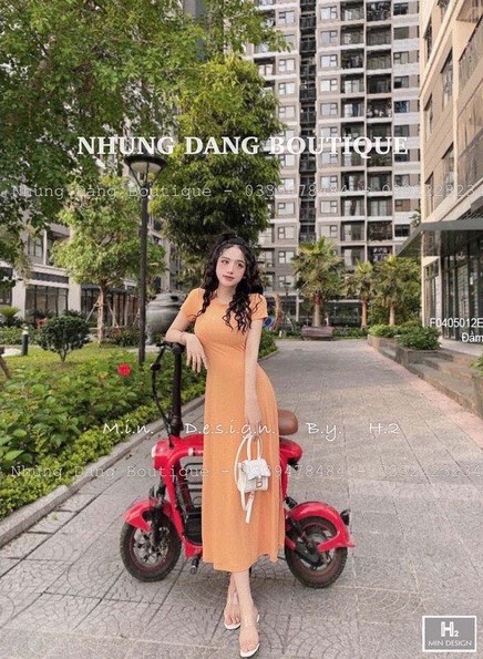 Đầm Maxi nữ dáng suông đi biển dự tiệc - Váy đầm MAXI chất thun ôm tay ngắn dáng dài xẻ tà
