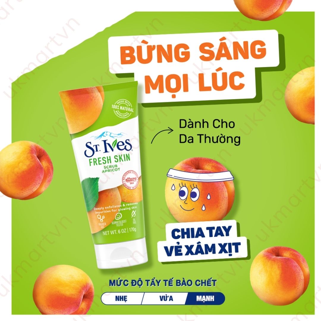 Sữa rửa mặt tẩy tế bào da chết St.Ives