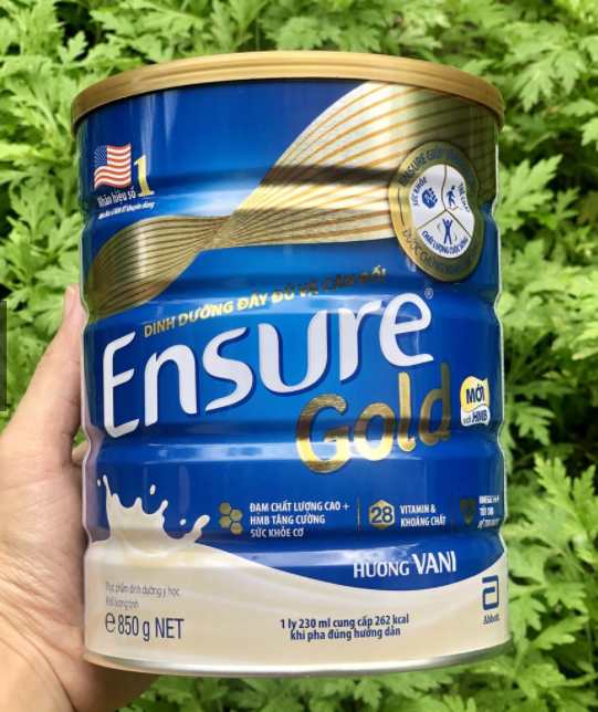 [Date 2023] Sữa Ensure Gold hương Vani 850g