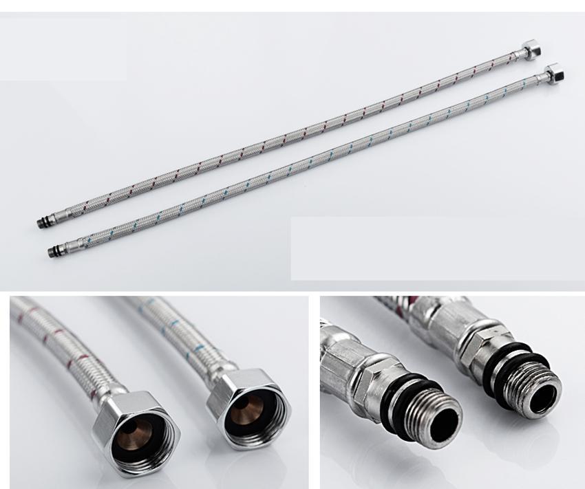 Vòi rửa chén nóng lạnh ROKEE - DL111 (Trắng bạc)