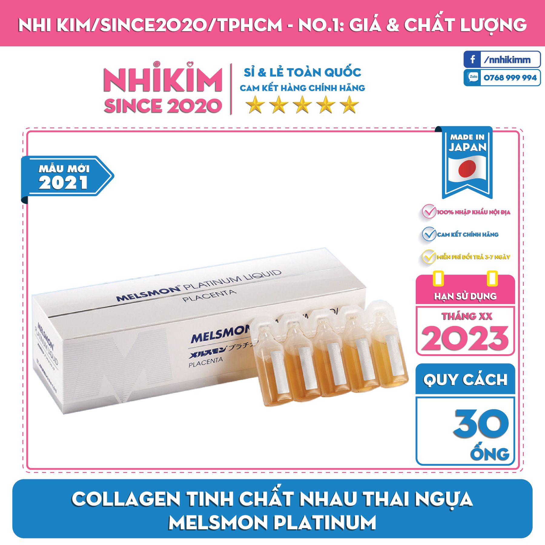 [ TỔNG KHO ] Tinh Chất Nhau Thai Ngựa Melsmon