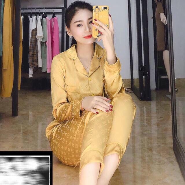 BỘ LỤA GẤM MẪU MỚI, BỘ ĐỒ SAU SINH