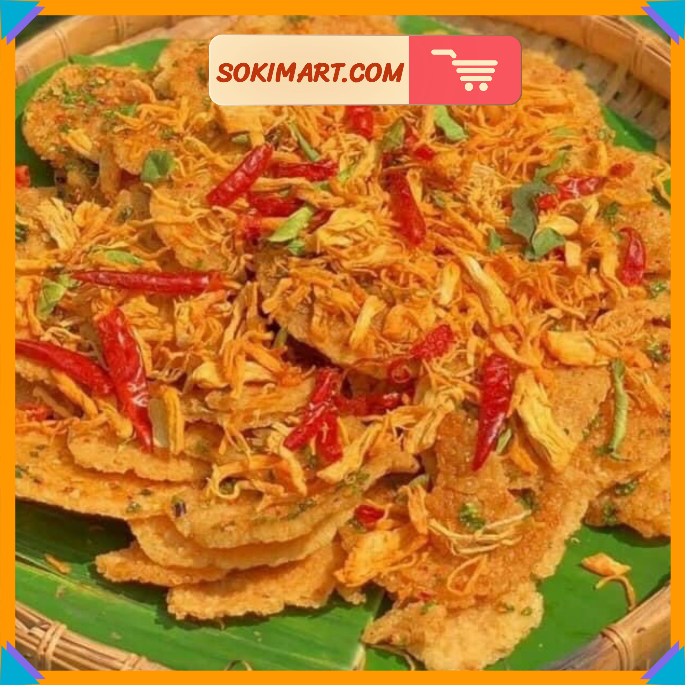 Cơm cháy khô gà lá chanh - 300g