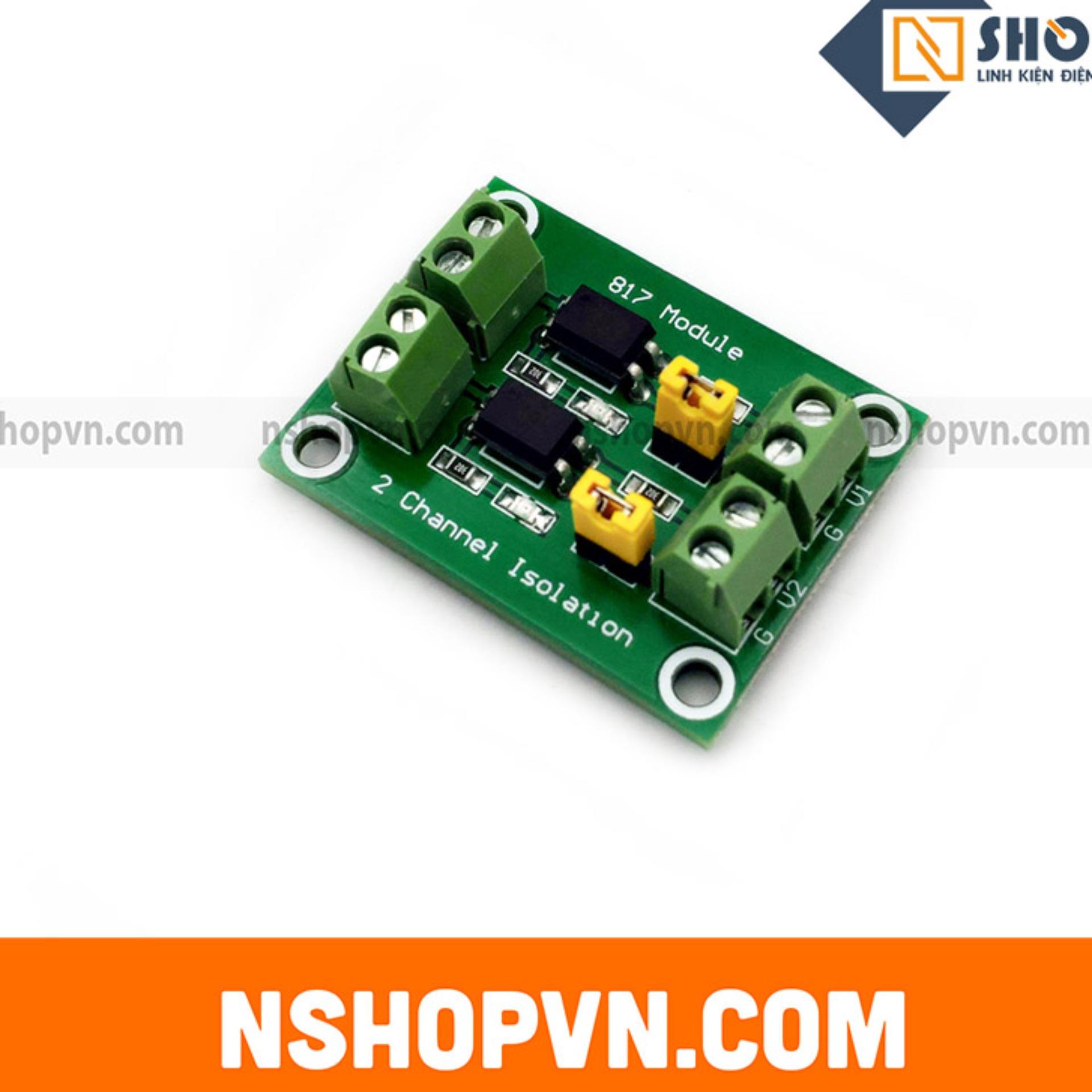 Mạch Opto Cách Ly 2 Kênh PC817