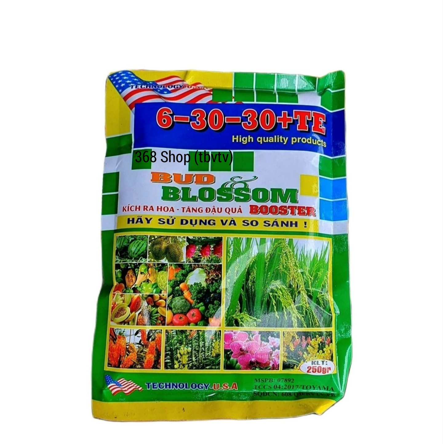 Phân bón lá NPK 6-30-30+TE GROW MORE USA (250g)