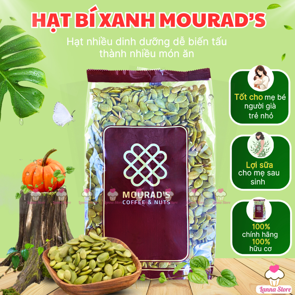 [CHUẨN LOẠI NGON] Hạt Dẻ Cười Úc Mourad's Chuẩn Nhập 100% Hàng Ngon Loại 1 KHÔNG TẨY (500g)