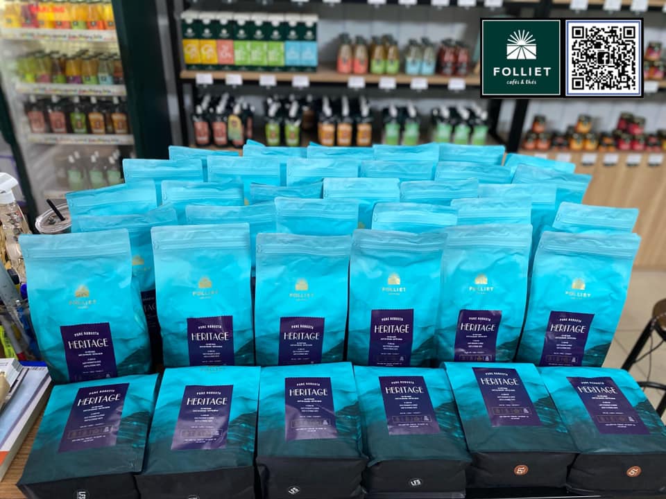 Cà Phê Hạt Heritage Folliet Vị Đậm Đà 1KG