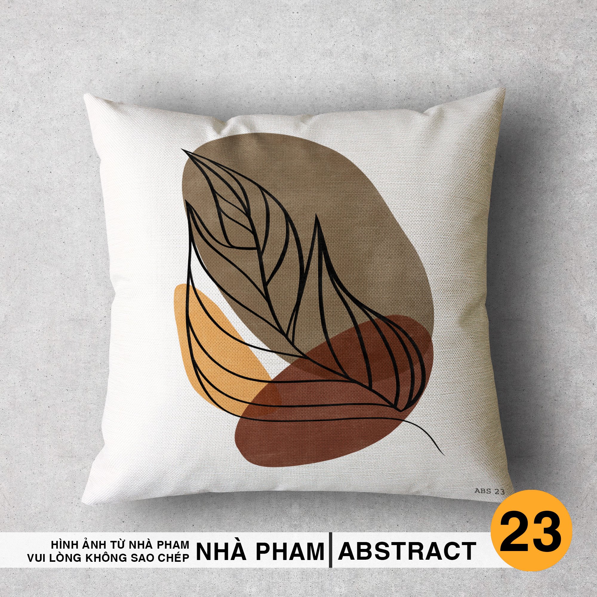 VỎ GỐI SOFA TRANG TRÍ ABSTRACT (No21-No40) (45x45cm)