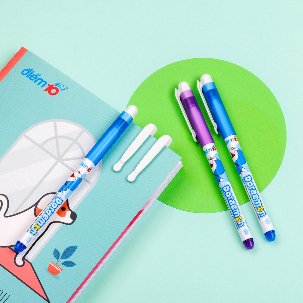 (Hộp 10 Cây) Bút lông kim Thiên Long - Doraemon FL-04/DO