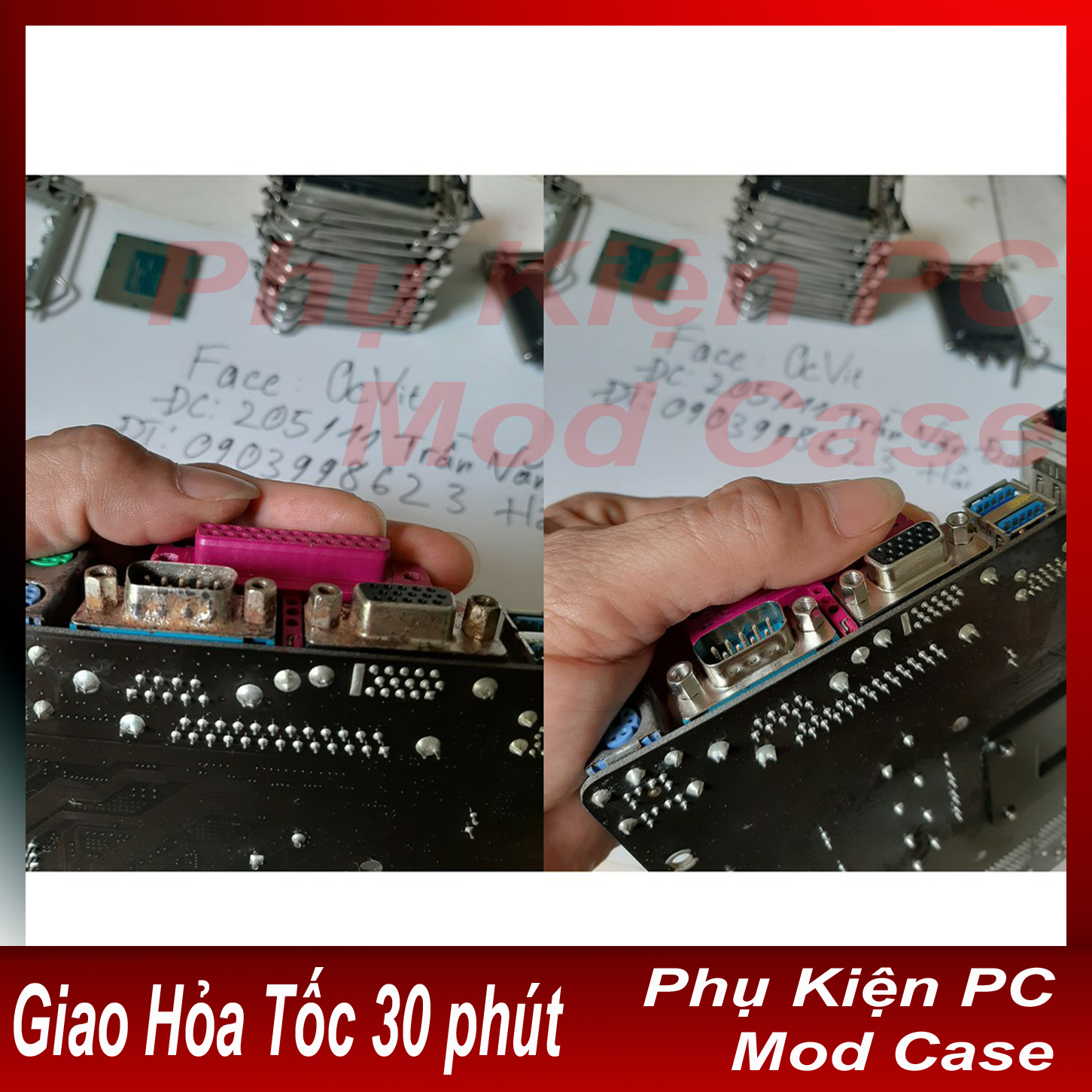Ốc trụ vga. Trụ DVI. Trụ cổng Com