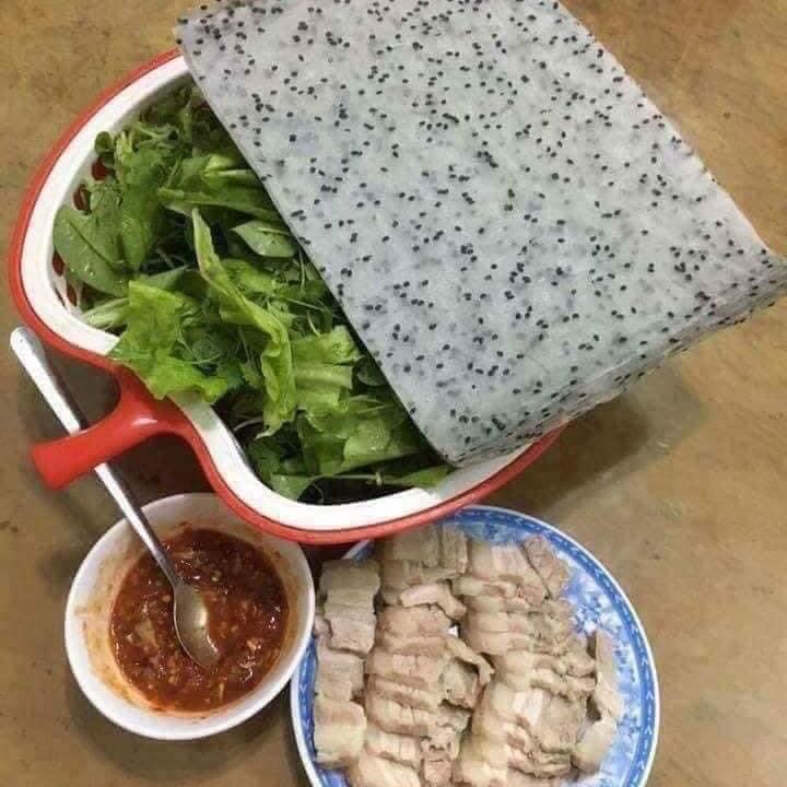 50 bánh tráng mè cuốn