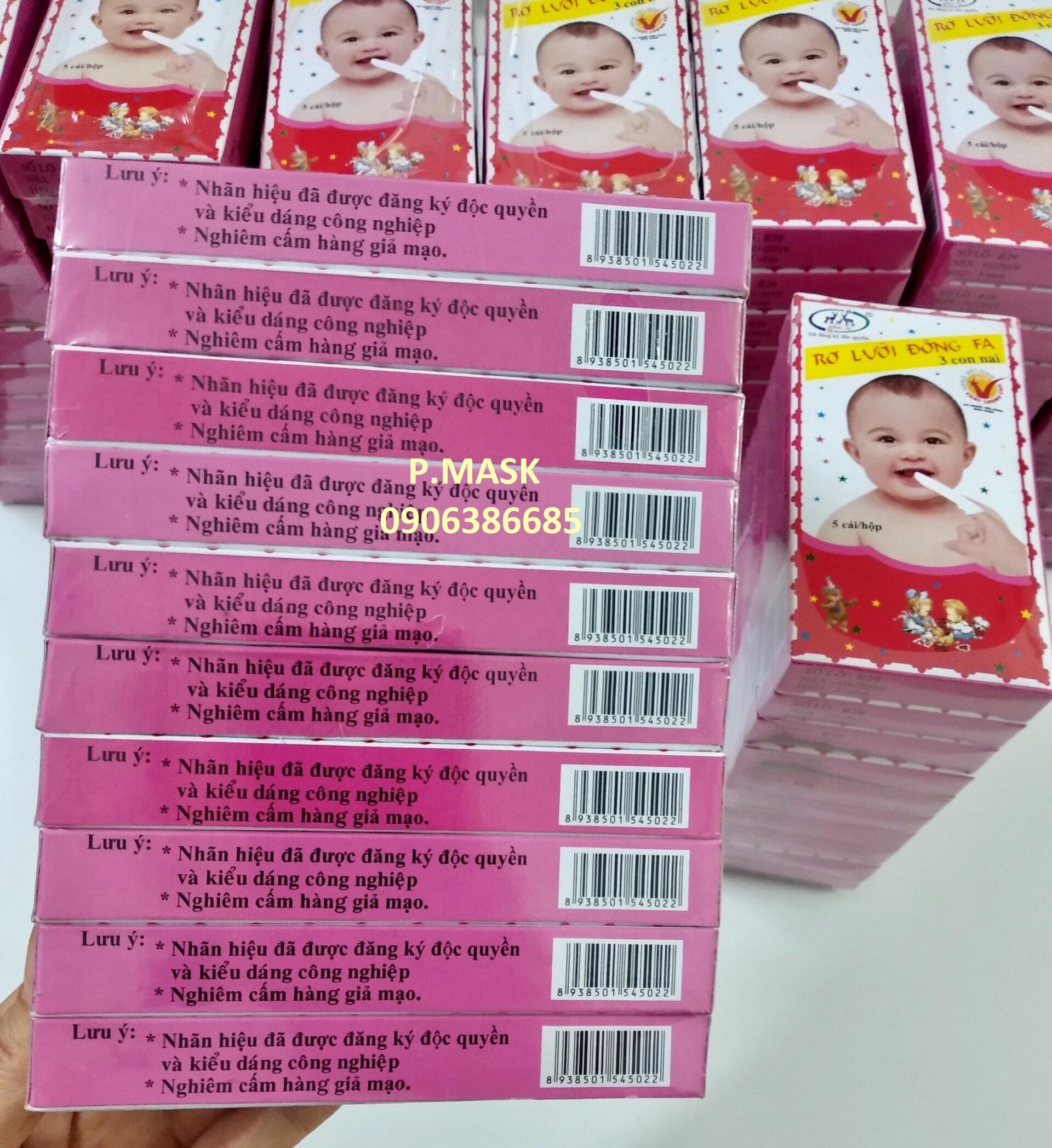 Rơ lưỡi Đông Pha cho Bé 50 cái - Đông Fa 3 Con Nai