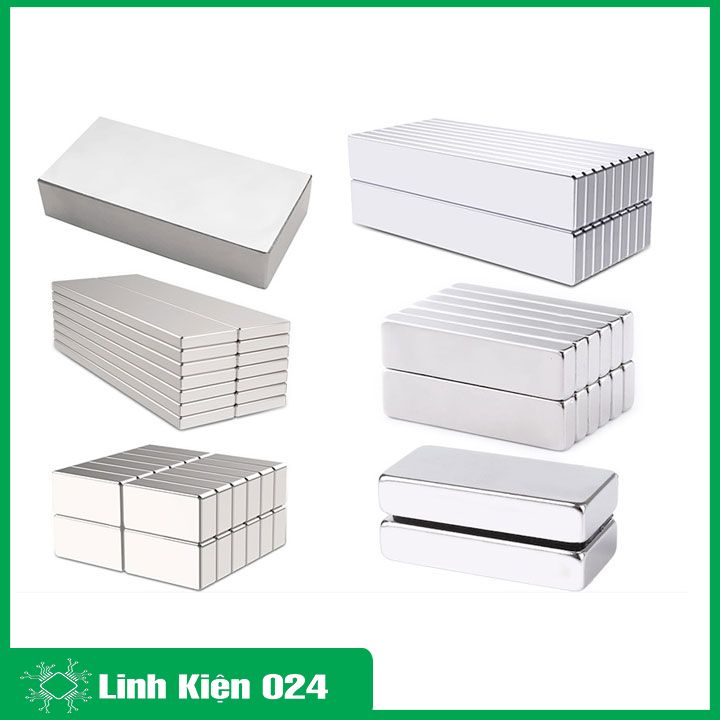 Bộ 2 viên nam châm đất hiếm 20x10x2mm ( từ tính hút cực mạnh )