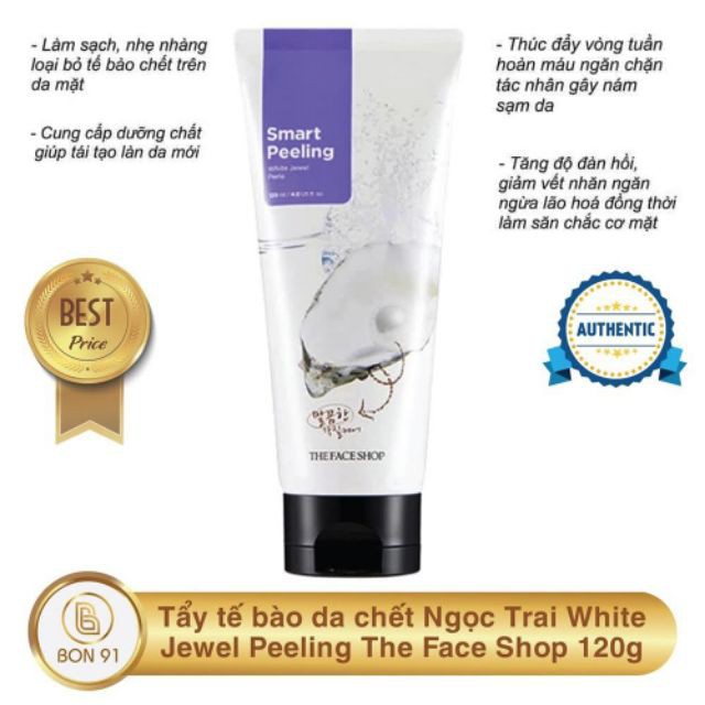 Tẩy Tế Bào Chết Ngọc Trai Smart Peeling 120ml