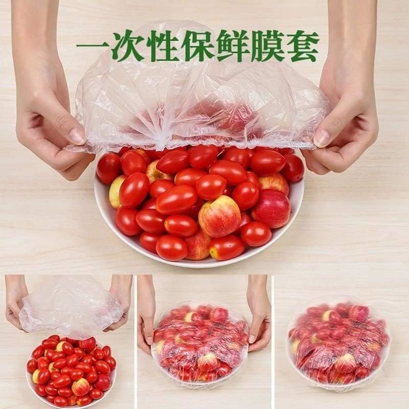 Màng bọc thực phẩm, hoa quả (Túi 100 chiếc)