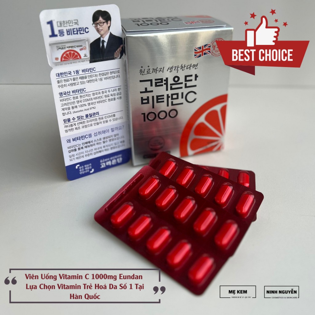 Vitamin C tăng cường sức khoẻ Eundan 120V
