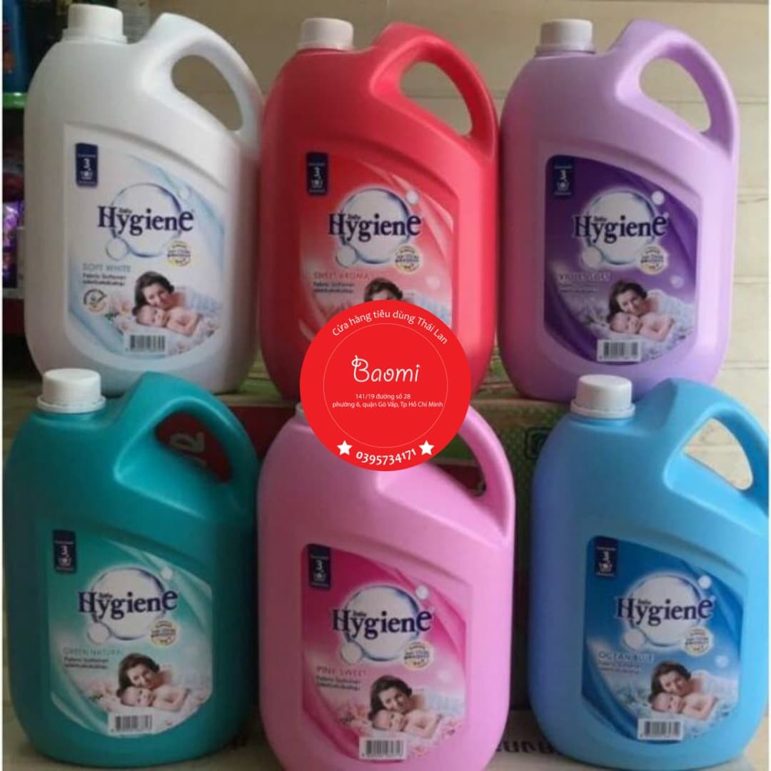 NƯỚC XẢ VẢI HYGIENE 3500ML [XANH] THÁI LAN