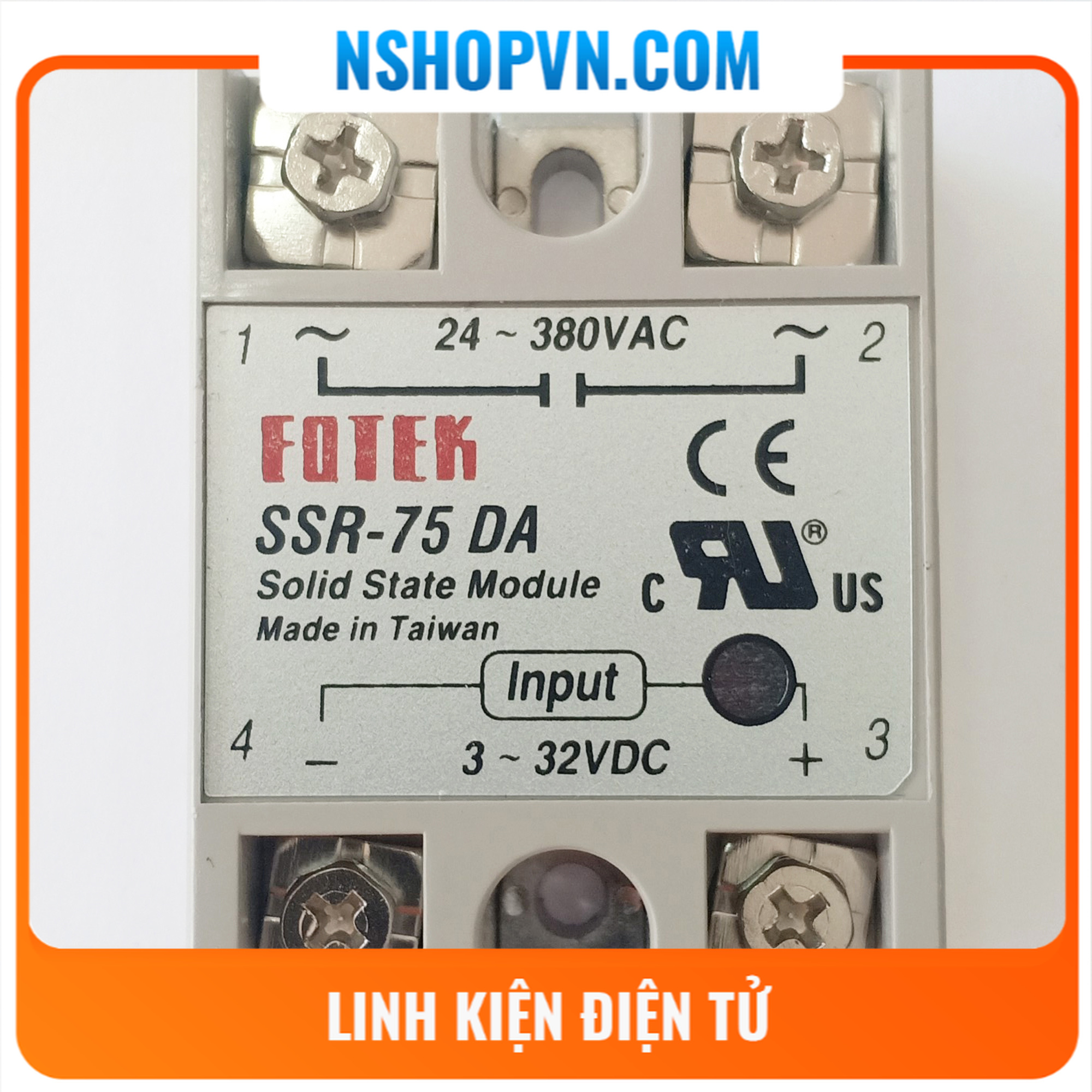 Relay rắn ssr-75 da fotek