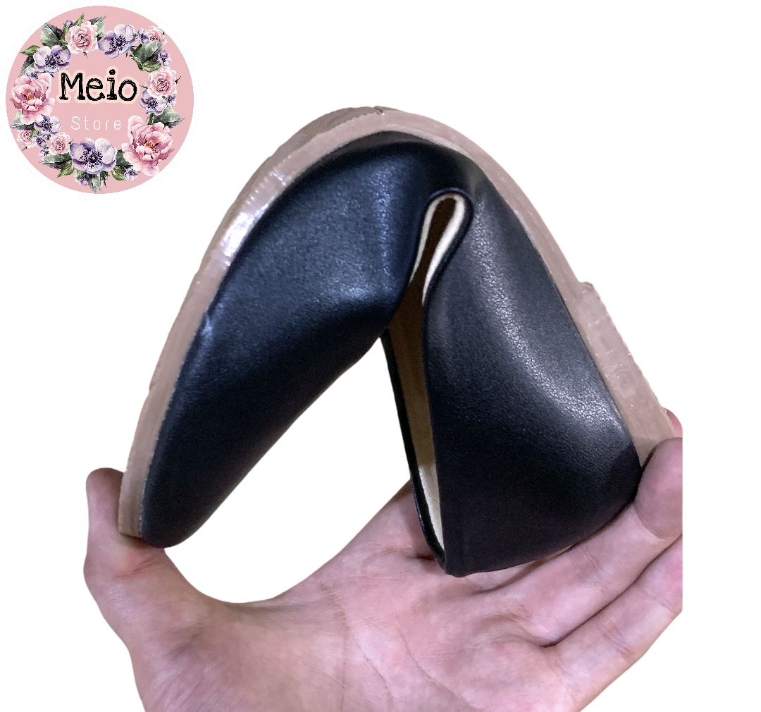 (CÓ SIZE TO+MIỄN SHIP)GIẦY BỆT BÚP BÊ CÔNG SỞ DA BÒ 100% CAO CẤP SƠN HÀ