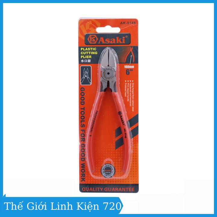 Kìm cắt Asaki AK-8148 6 Inch 160mm