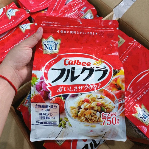 Ngũ cốc Calbee Nhật Bản gói 750g