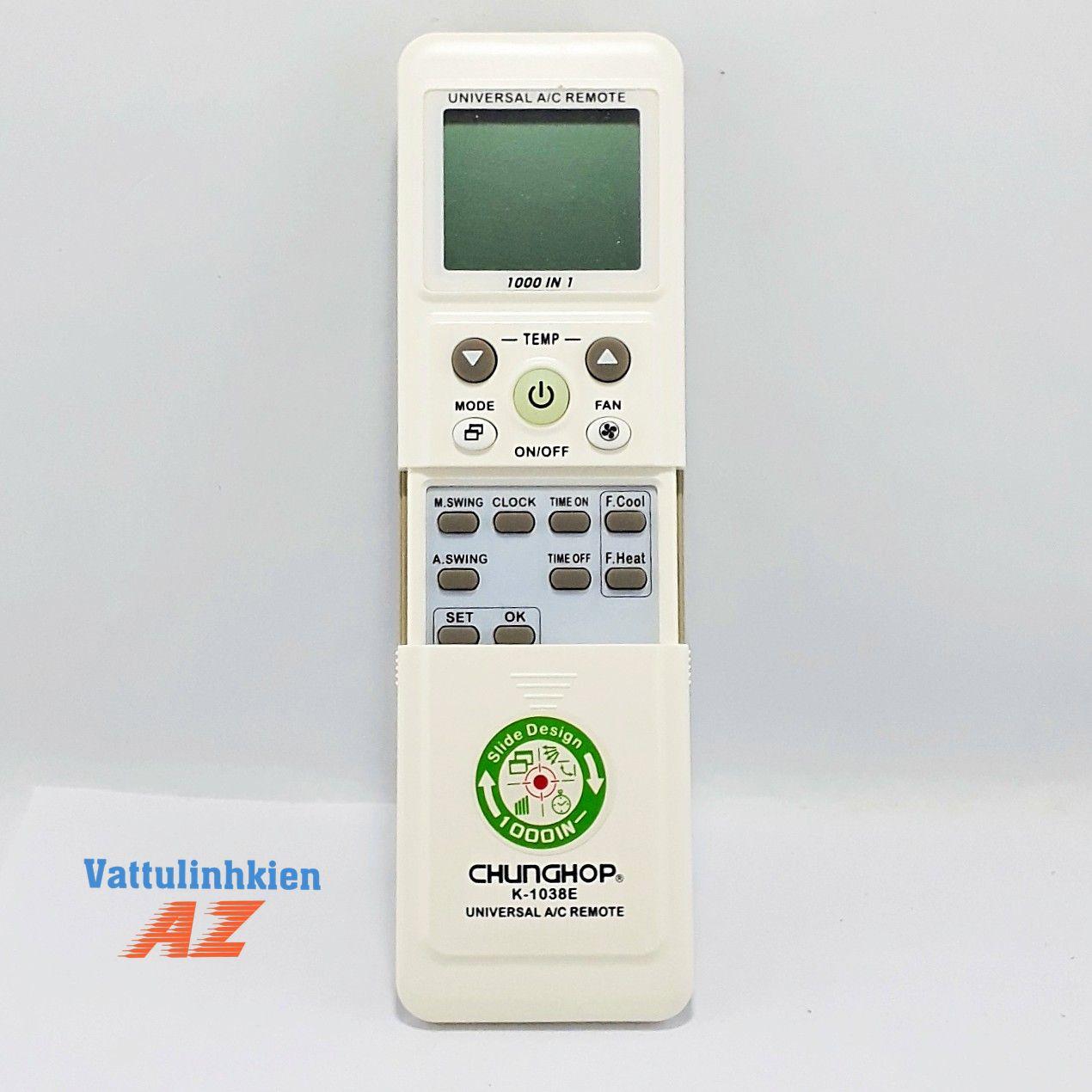Điều khiển điều hòa đa năng CHUNGHOP K-1038E