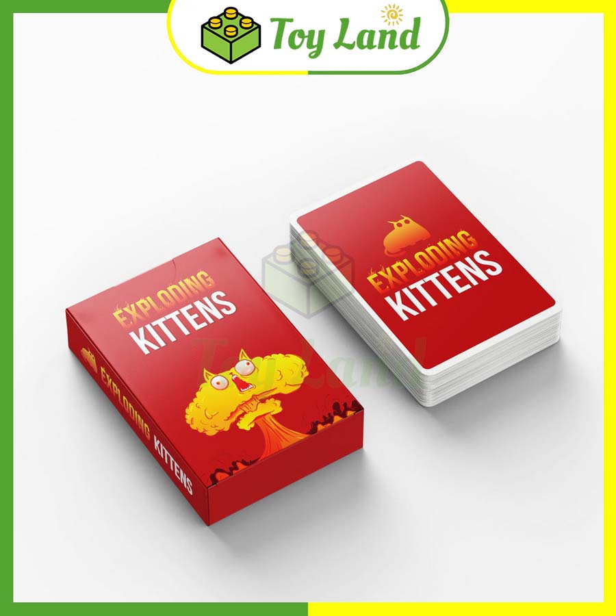 [Tiện Lợi] Bài Mèo Nổ Việt Hóa Exploding Kittens Board Game 56 Lá Chất Giấy Dày Chống Nước
